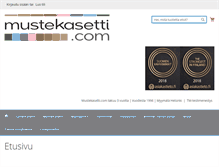Tablet Screenshot of mustekasetti.com